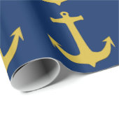 Ankergoud + uw achtergrond en ideeën cadeaupapier (Rol Hoek)