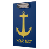 Ankergoud + uw achtergrond en ideeën klembord (Links)