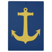 Ankergoud + uw achtergrond en ideeën klembord (Achterkant)