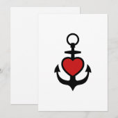 Ankerideeën voor reders feestdagenkaart (Voorkant / Achterkant)