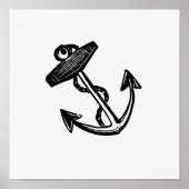  ankerillustratie poster (Voorkant)