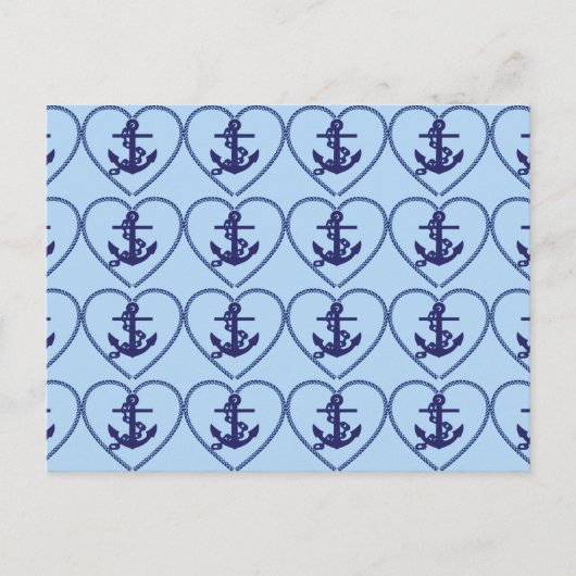 ankerketting-hart-briefkaart briefkaart (Voorkant)