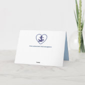 ankerkettinghart wenskaart kaart (Achterkant)