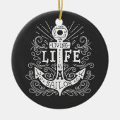 Ankerleven - Nautisch Quote Ornament (Voorkant)