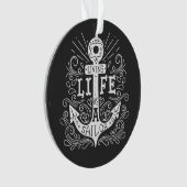 Ankerleven - Vet Nautisch Acryl Ornament (voorkant)