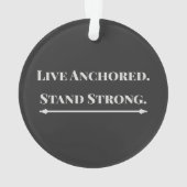 Ankerleven - Vet Nautisch Acryl Ornament (achterkant)