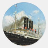 Ankerlijn Ronde Sticker (Voorkant)