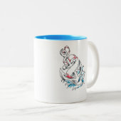 AnkerMok Tweekleurige Koffiemok (Voorkant rechts)