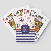 Ankermonogram speelkaarten (Achterkant)