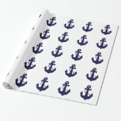 Ankerontwerp Cadeaupapier (Uitgerold)