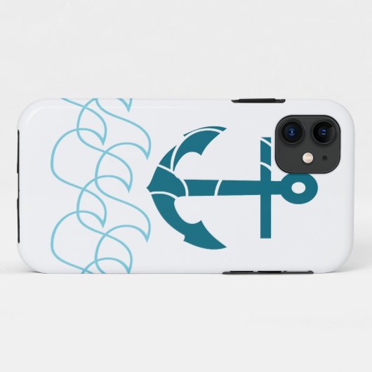 Ankerontwerp Case-Mate iPhone Case (Achterkant (horizontaal))