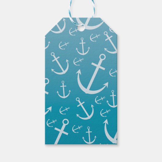 Ankerpatroon Cadeaulabel (Voorkant)
