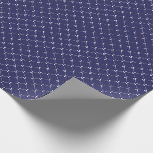 Ankerpatroon Cadeaupapier (Hoek)