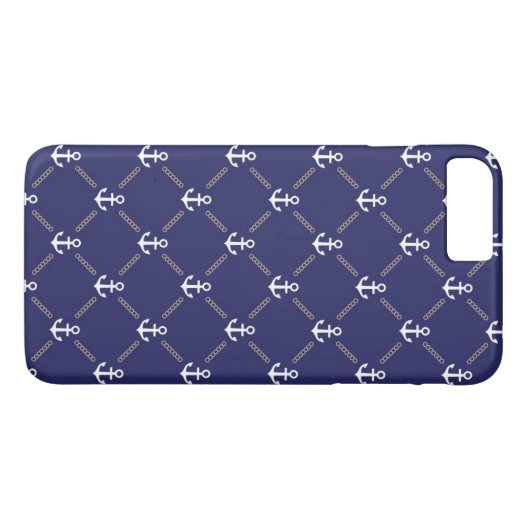 Ankerpatroon Case-Mate iPhone Case (Achterkant (Horizontaal))