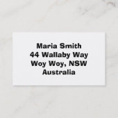 Ankerpatroon Contactkaartje (Achterkant)