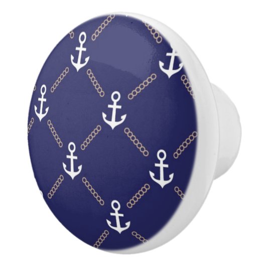 Ankerpatroon Keramische Knop (Rechts)