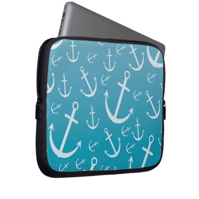 Ankerpatroon Laptop Sleeve (Voorkant Rechts)