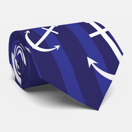 Ankerpatroon Stropdas (Opgerold)