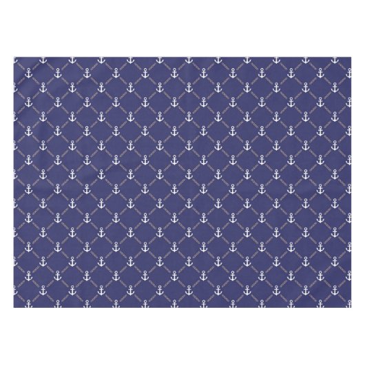 Ankerpatroon Tafelkleed (Voorkant (Horizontaal))