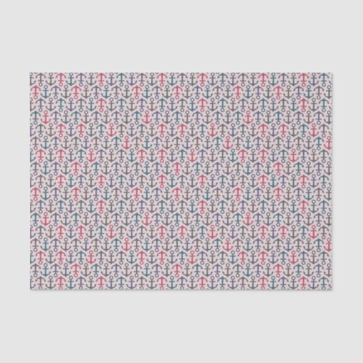 Ankerpatroon Tissuepapier (Voorkant)