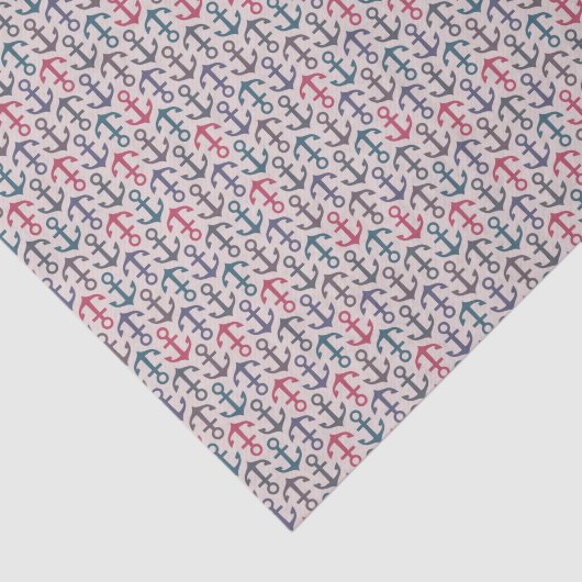 Ankerpatroon Tissuepapier (Detail)