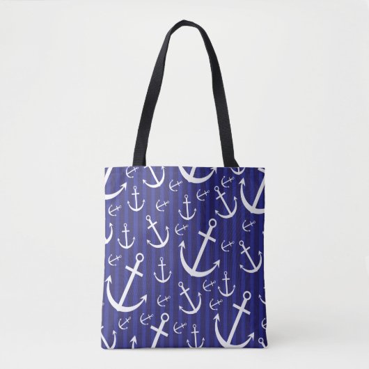 Ankerpatroon Tote Bag (Voorkant)