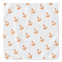 Ankerpatroon | Wit Sinaasappel Zomerbandana