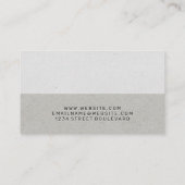 Ankerpictogram | patroonkleurblok visitekaartje (Achterkant)