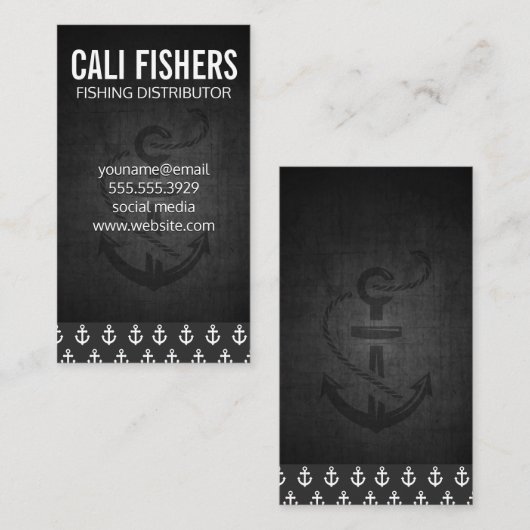 Ankerpictogram Visitekaartje (Voorkant / Achterkant)