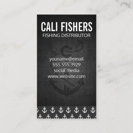 Ankerpictogram Visitekaartje (Voorkant)