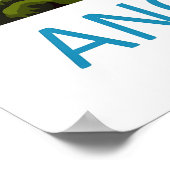 Ankerplaats Poster Ski Oud Nationaal Park Reizen (Hoek)