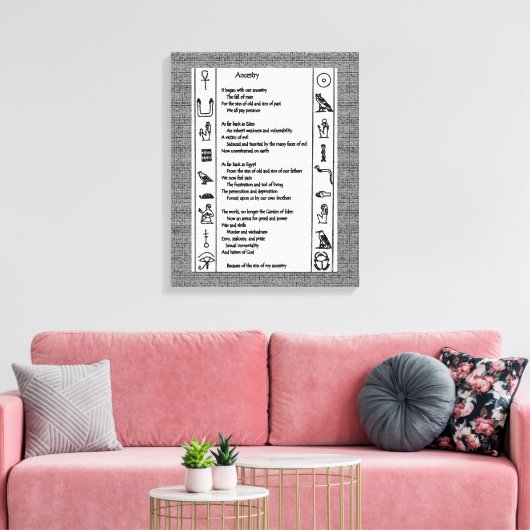 Ankerrie Canvas Afdruk (Insitu (Woonkamer))