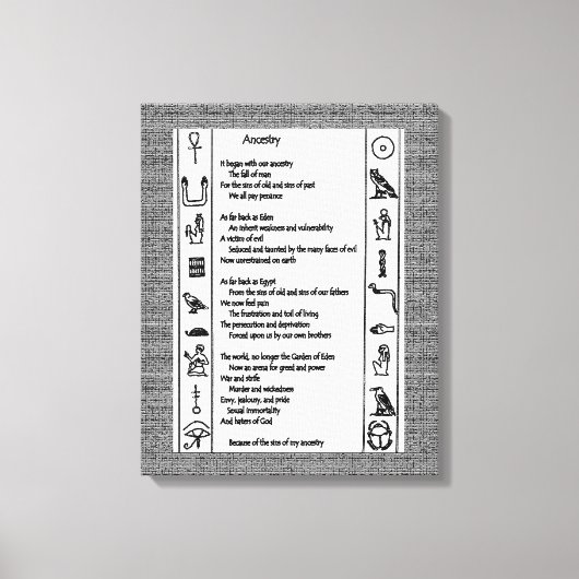 Ankerrie Canvas Afdruk (Voorkant)