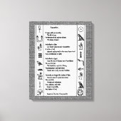 Ankerrie Canvas Afdruk (Voorkant)