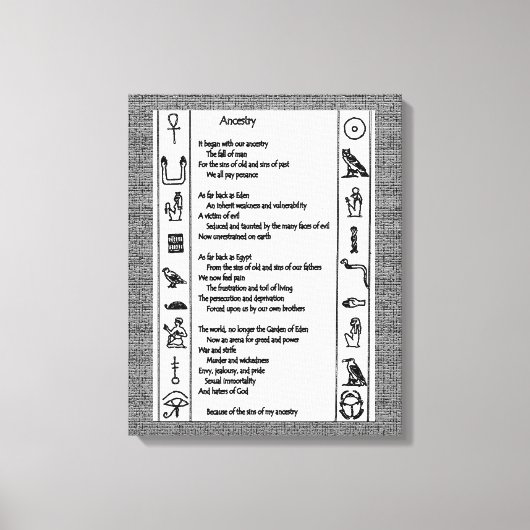 Ankerrie Canvas Afdruk (Voorkant)