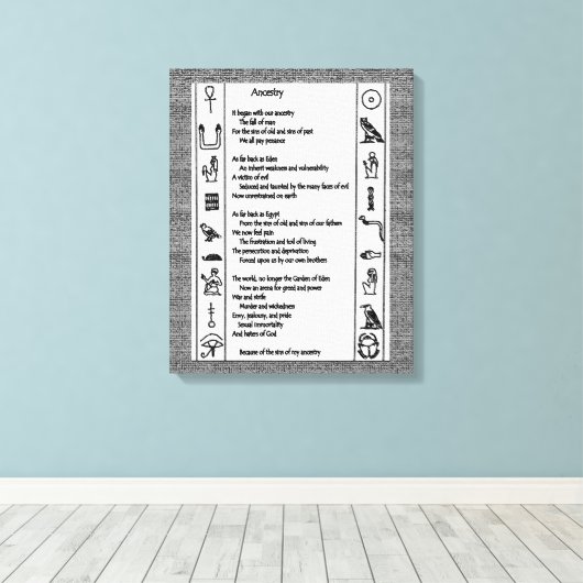 Ankerrie Canvas Afdruk (Insitu (Houten vloer))