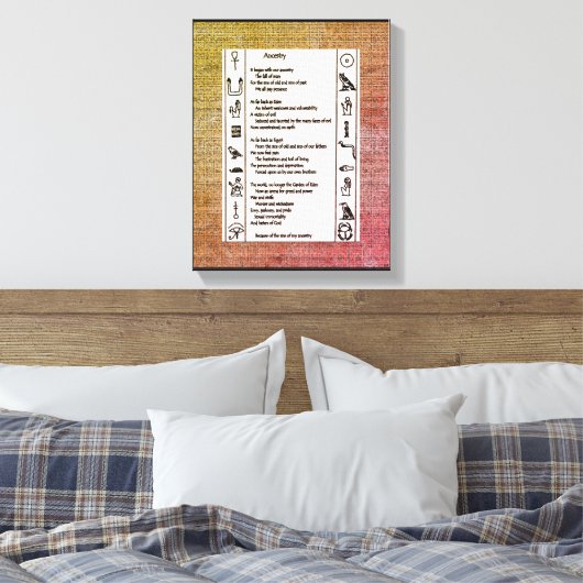 Ankerrie Canvas Afdruk (Insitu (Slaapkamer))