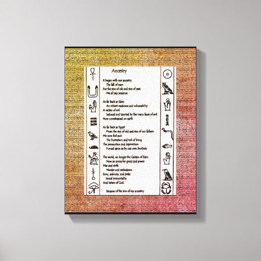 Ankerrie Canvas Afdruk (Voorkant)