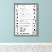 Ankerrie Canvas Afdruk (Insitu (Houten vloer))