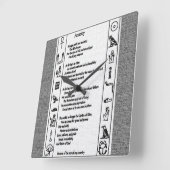 Ankerrie Vierkante Klok (Hoek)