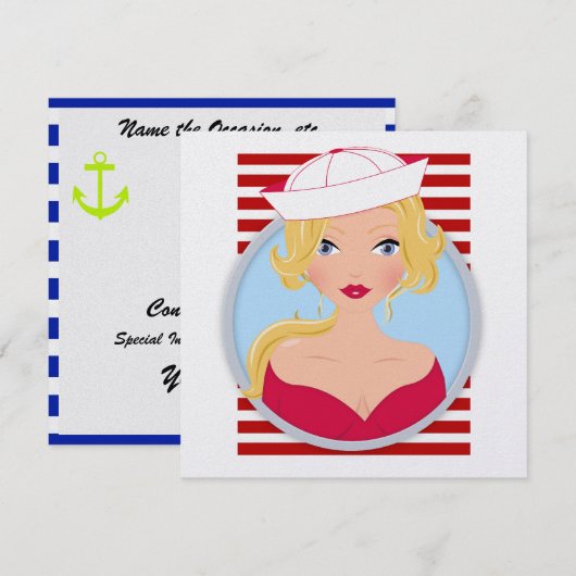 Ankers Aweigh! - SRF Kaart (Voorkant / Achterkant)