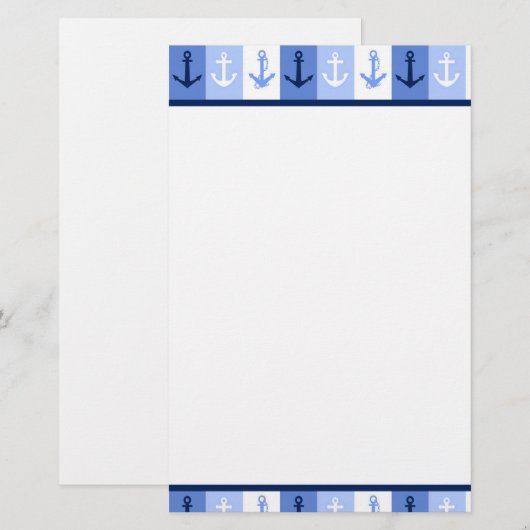Ankers briefpapier (Voorkant / Achterkant)