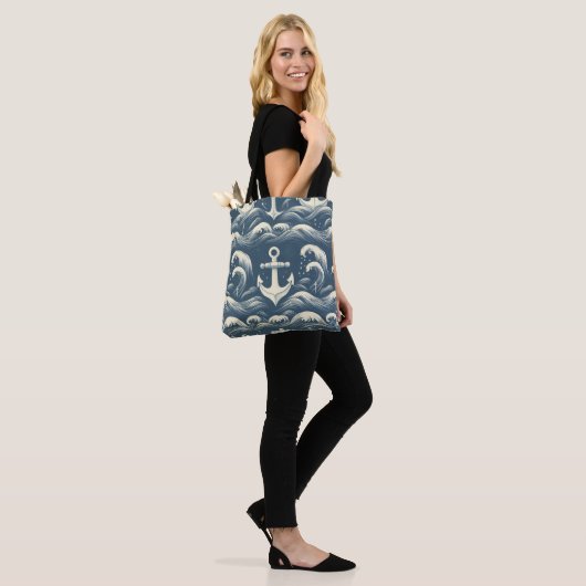 Ankers diep tote bag (Op model)