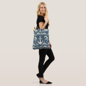 Ankers Diep Verankerd Tote Bag (Op model)