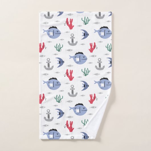 Ankers en Zeeen Bad Handdoek (Handdoek)