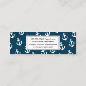 Ankers Mini Visitekaartje (Achterkant)