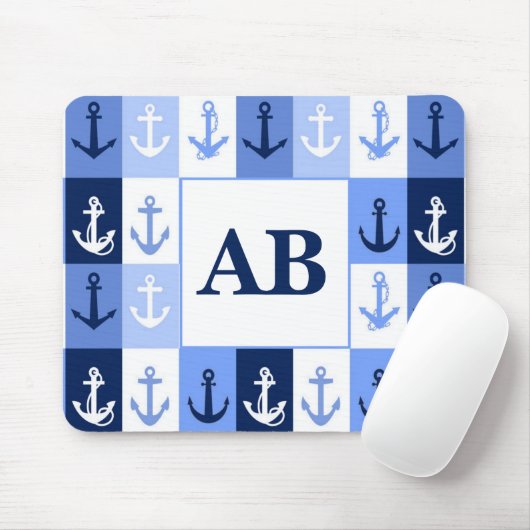 Ankers monogram muismat (Met muis)