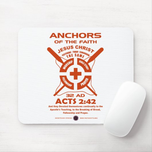 Ankers van het geloof muismat (Met muis)
