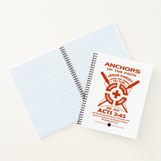 Ankers van het geloof notitieboek (Binnen)
