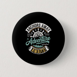 Ankers Weg Avontuur Wacht Nautilus Ontwerp  Ronde Button 5,7 Cm